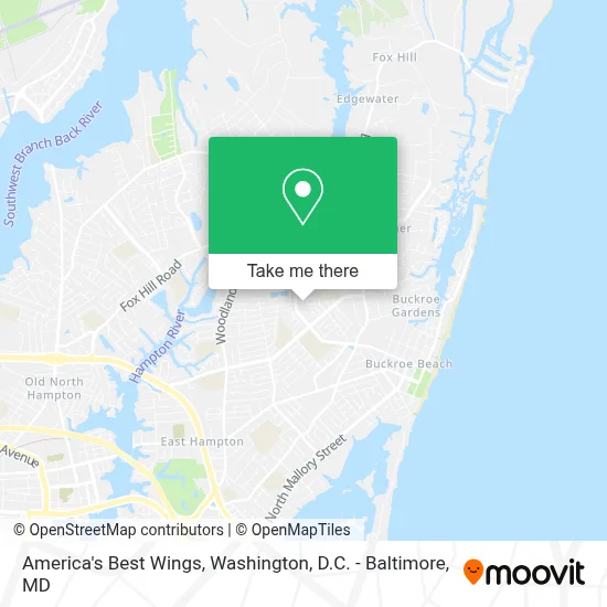 America's Best Wings map