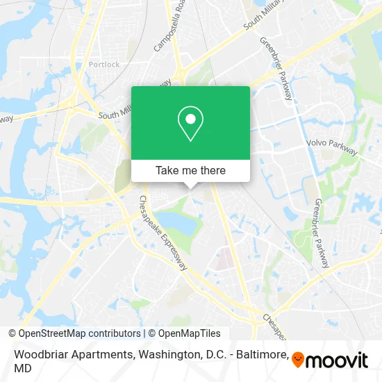 Woodbriar Apartments map