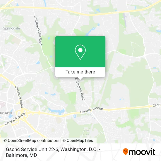 Gscnc Service Unit 22-6 map