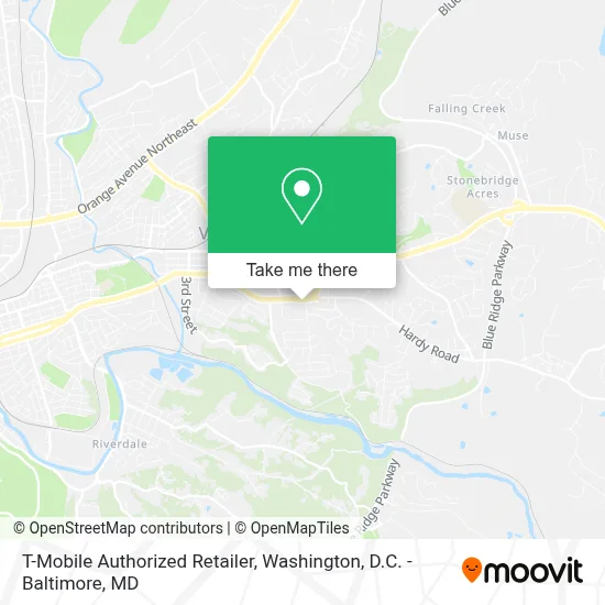 T-Mobile Authorized Retailer map