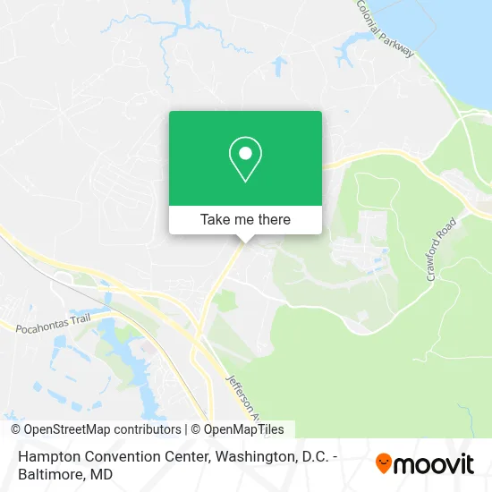 Hampton Convention Center map