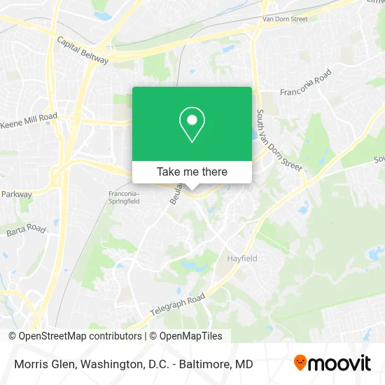 Morris Glen map