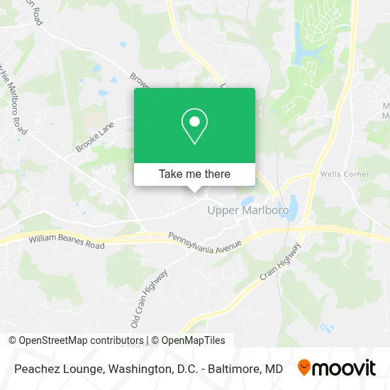 Peachez Lounge map