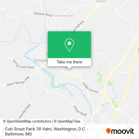 Cub Scout Pack 38 Vahc map