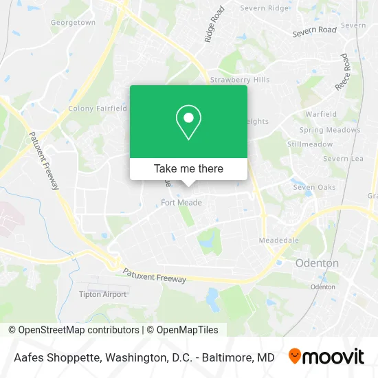 Aafes Shoppette map