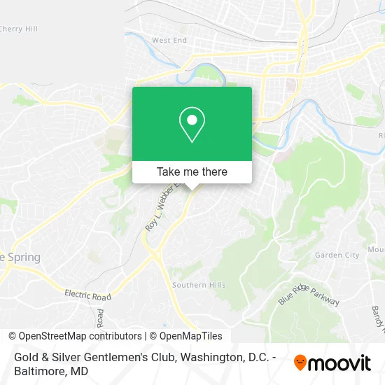 Gold & Silver Gentlemen's Club map