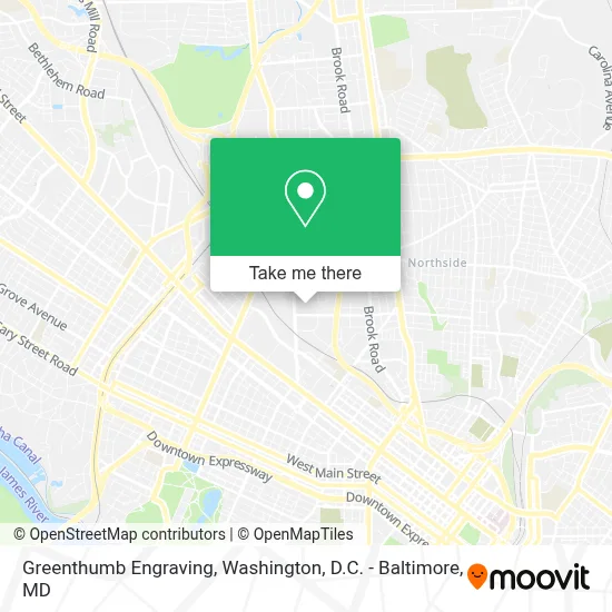 Greenthumb Engraving map