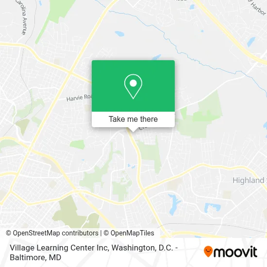 Village Learning Center Inc map