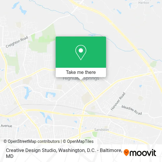 Creative Design Studio map