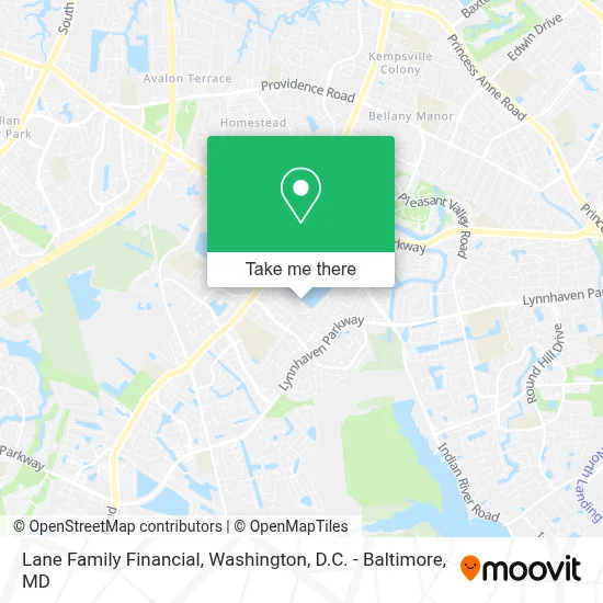 Lane Family Financial map