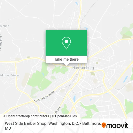 West Side Barber Shop map