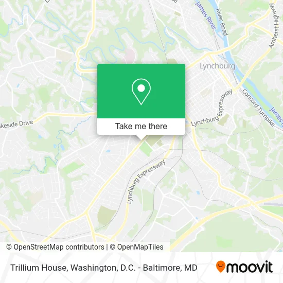 Trillium House map
