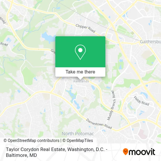 Taylor Corydon Real Estate map
