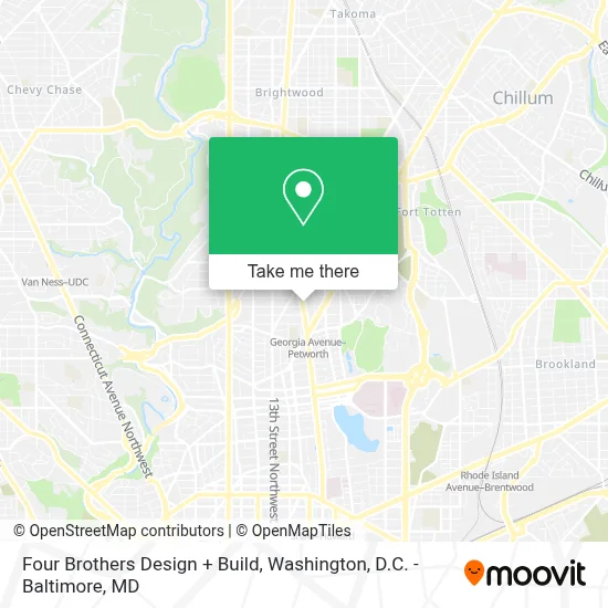 Four Brothers Design + Build map