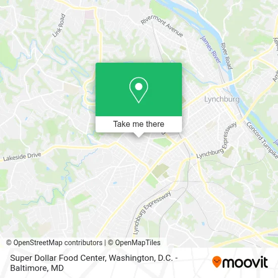 Super Dollar Food Center map