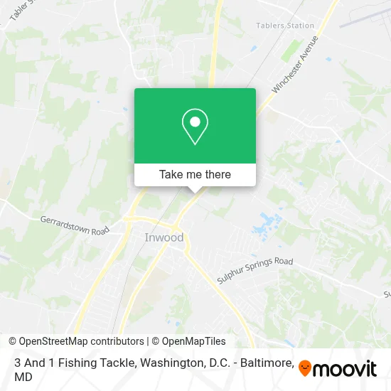 3 And 1 Fishing Tackle map