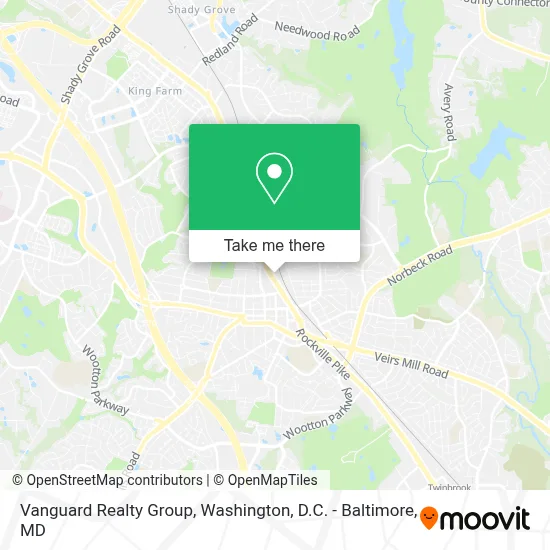 Vanguard Realty Group map