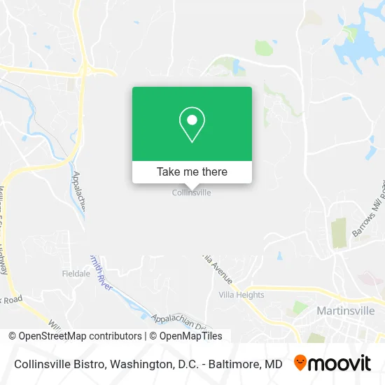 Collinsville Bistro map