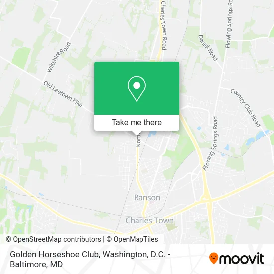Golden Horseshoe Club map