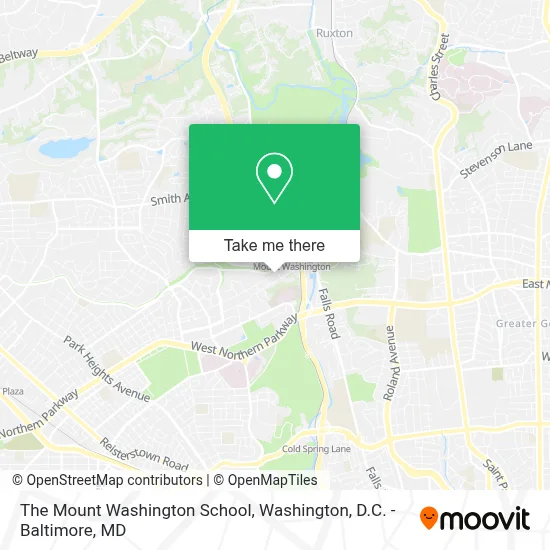 The Mount Washington School map