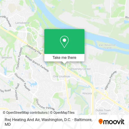 Rwj Heating And Air map