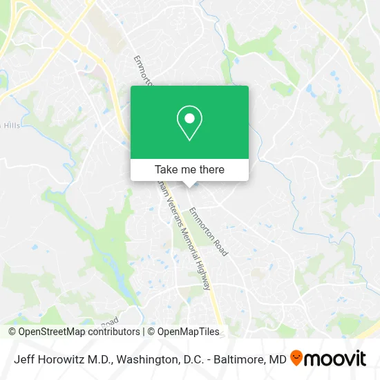 Jeff Horowitz M.D. map