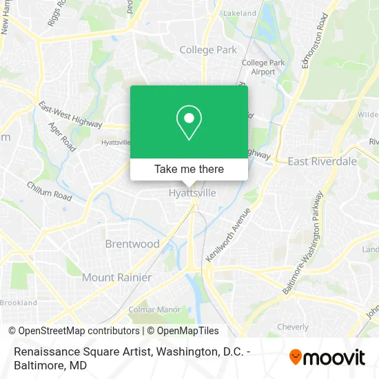 Renaissance Square Artist map