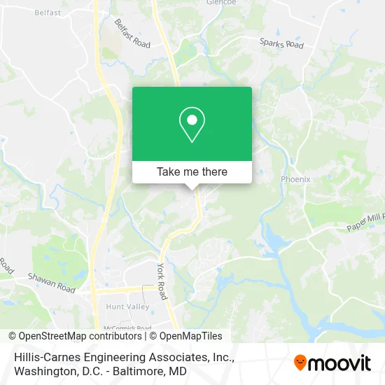 Hillis-Carnes Engineering Associates, Inc. map