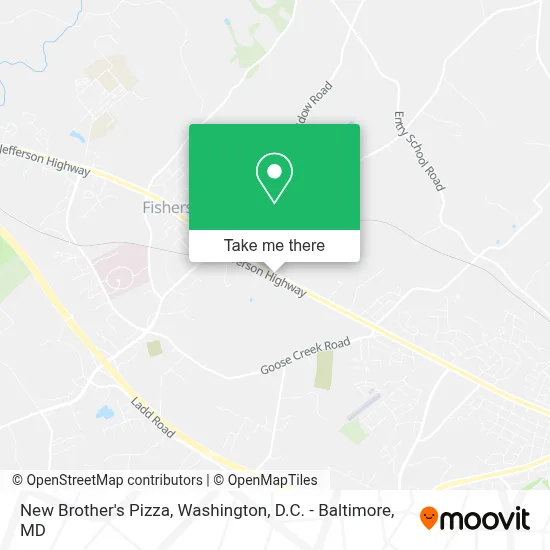 New Brother's Pizza map