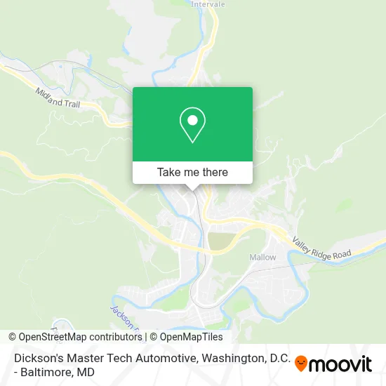 Dickson's Master Tech Automotive map
