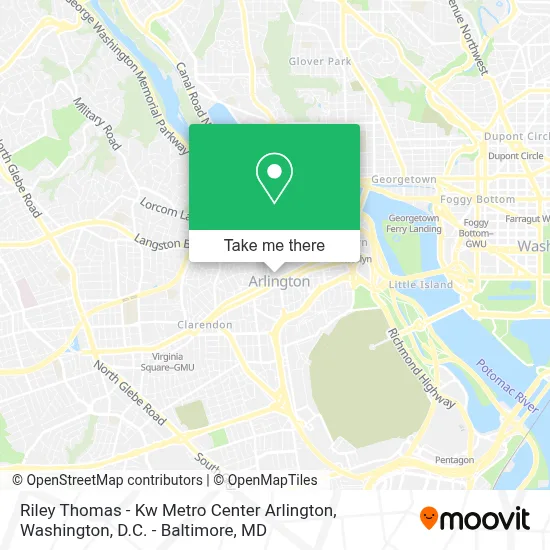 Riley Thomas - Kw Metro Center Arlington map