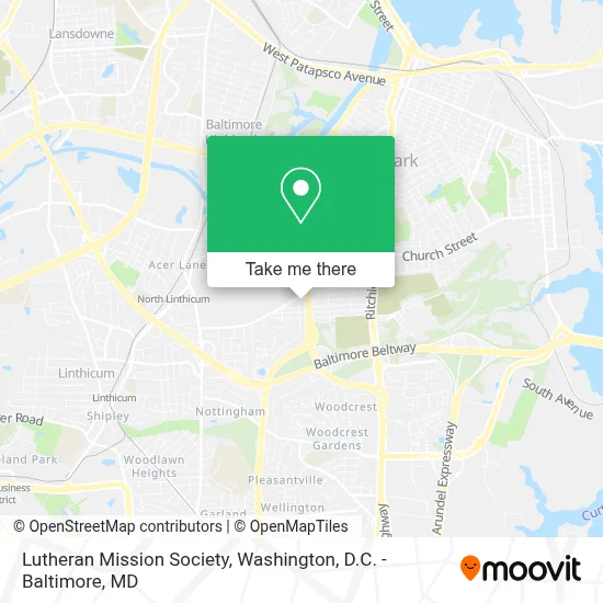 Lutheran Mission Society map