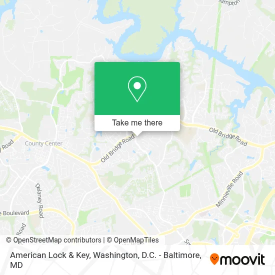 American Lock & Key map