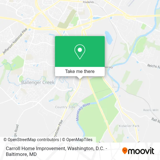 Carroll Home Improvement map