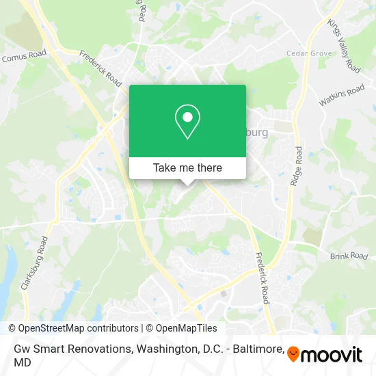Gw Smart Renovations map