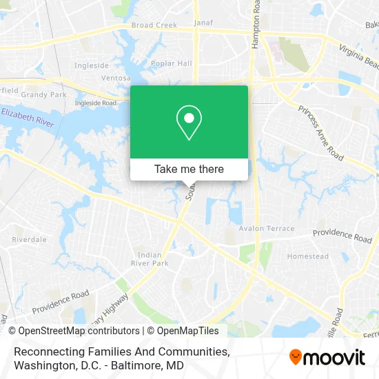 Reconnecting Families And Communities map