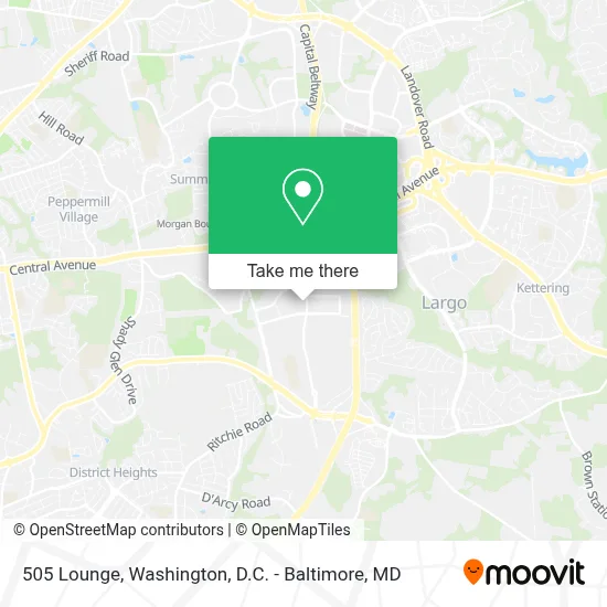 505 Lounge map