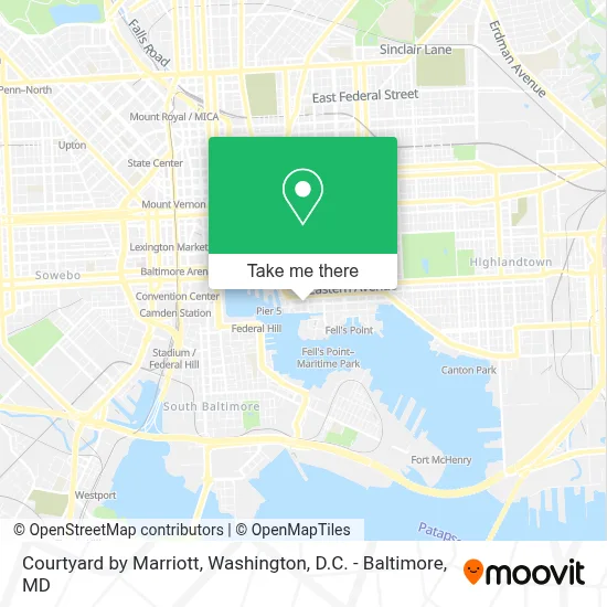 Courtyard by Marriott map