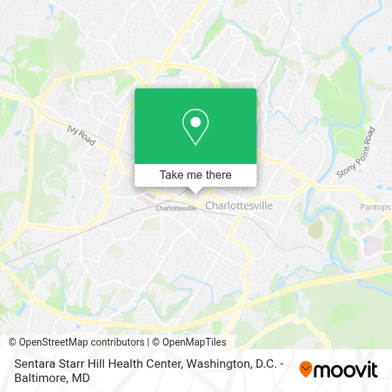 Sentara Starr Hill Health Center map