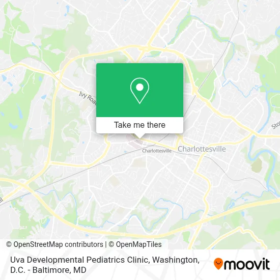 Uva Developmental Pediatrics Clinic map