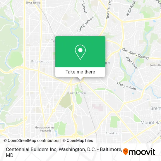 Centennial Builders Inc map