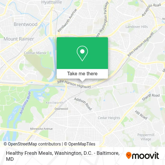 Healthy Fresh Meals map