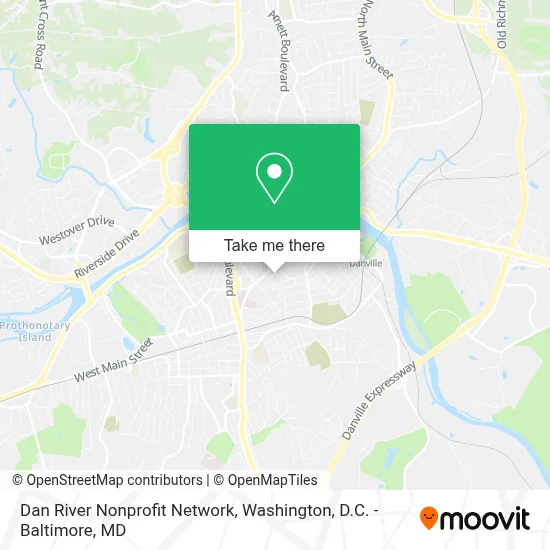 Dan River Nonprofit Network map