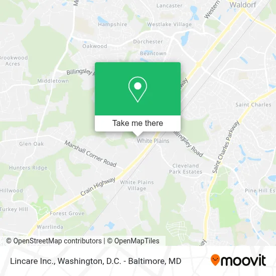 Lincare Inc. map
