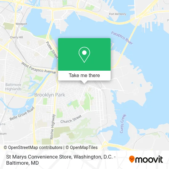 St Marys Convenience Store map