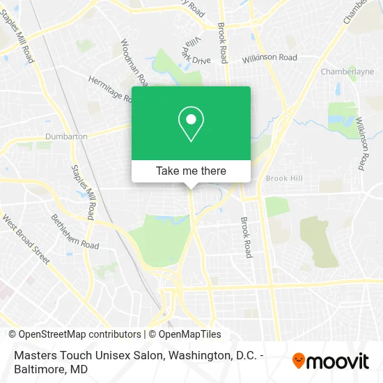 Masters Touch Unisex Salon map