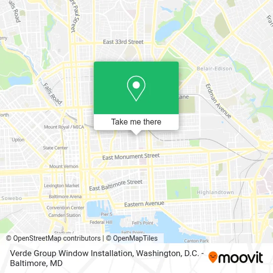 Verde Group Window Installation map