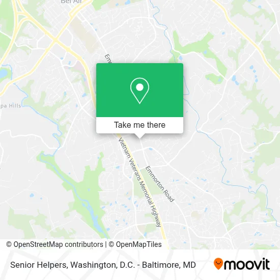 Senior Helpers map