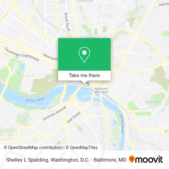 Shelley L Spalding map
