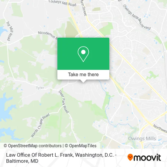 Law Office Of Robert L. Frank map